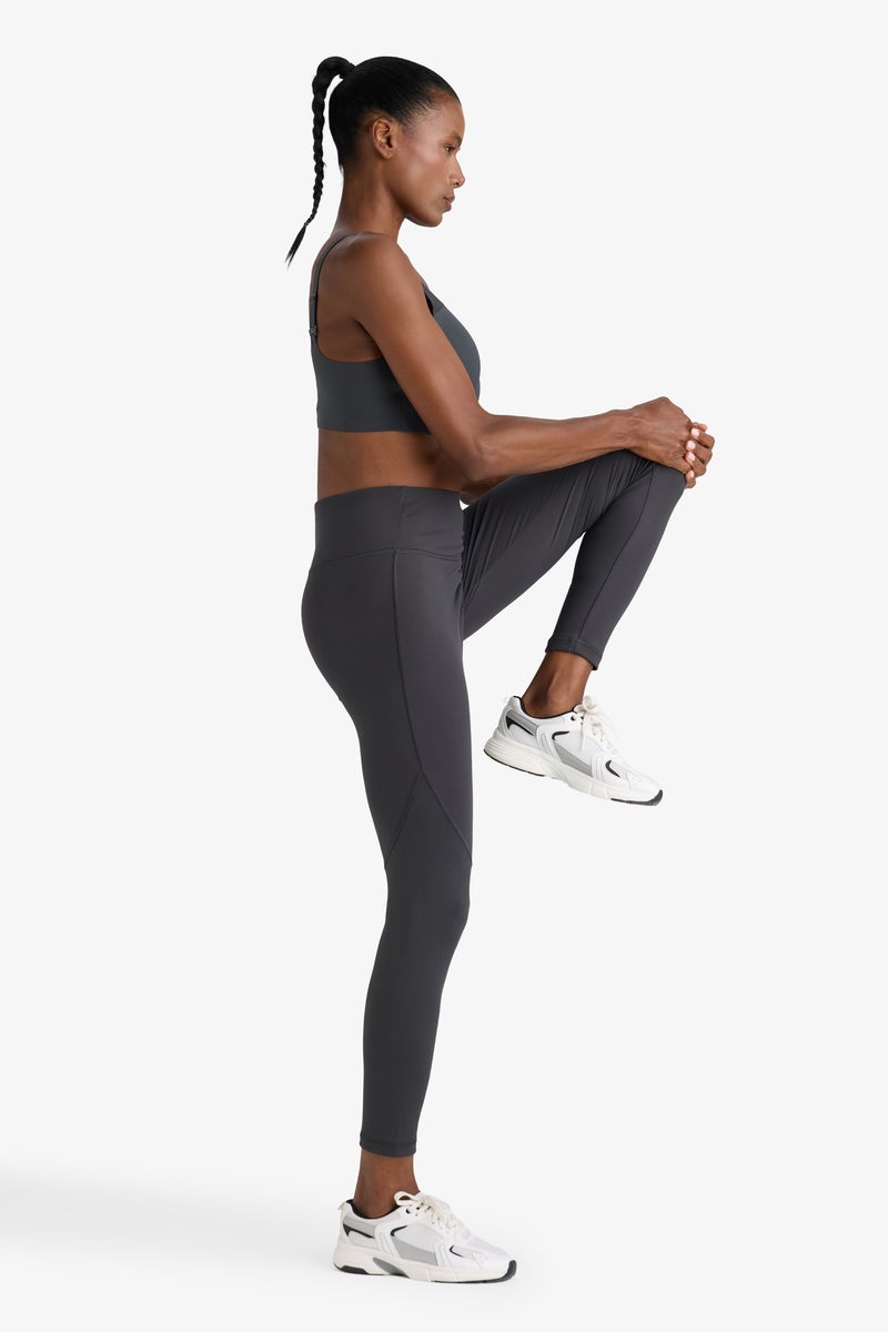 DeFacto Grey Woman DeFactoFit High Waist Soft Touch Premium Leggings Casual - Image 3